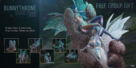 Bunny Throne December 2022 Group Gift by Moon Rabbit | Teleport Hub - Second Life Freebies | Second Life Freebies | Scoop.it