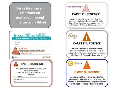 La carte d'urgence d'aidant : un geste simple que devraient faire au moins 150 000 aidants! | e-Sant&eacute;, Objets Connect&eacute;, Senior 3.0, Silver Economie, D&eacute;pendance N.0! | Scoop.it