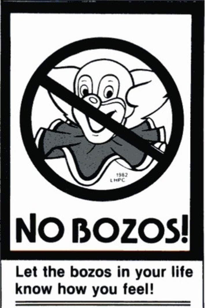 Confession time: I had a No Bozos shirt. ... | Kitsch | Scoop.it