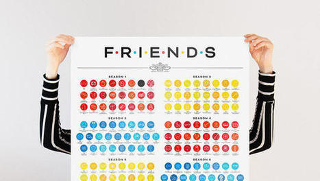 All 236 "#Friends" Episodes In One Poster | Public Relations & Social Marketing Insight | Scoop.it