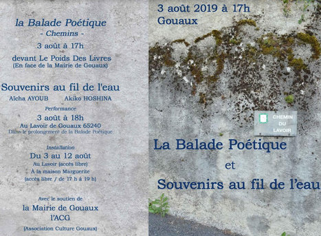 Balade poétique et souvenirs au fil de l'eau à Gouaux à partir du 3 août | Vallées d'Aure & Louron - Pyrénées | Scoop.it