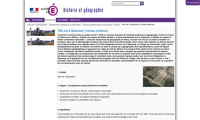 EDU'bases Histoire-Géographie | Sélection de ressources pédagogiques - Master MEEF Histoire-géographie | Scoop.it