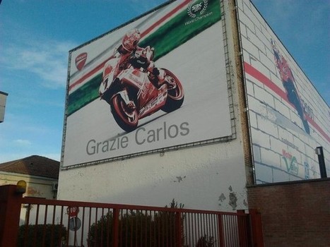 Ducati Community | DucaChef | Borgo Panigale...the Wall "GRAZIE CARLOS"! | Ductalk: What's Up In The World Of Ducati | Scoop.it