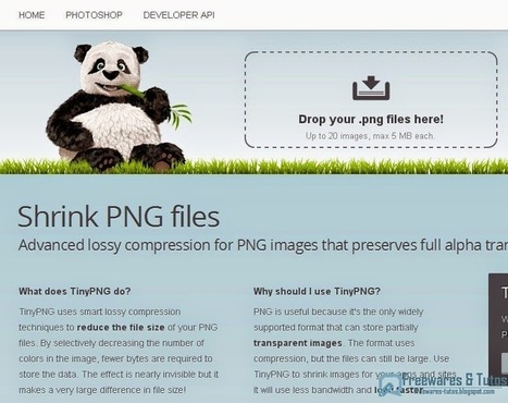 TinyPNG : un service en ligne gratuit pour r&eacute;duire la taille des images PNG | Moodle and Web 2.0 | Scoop.it