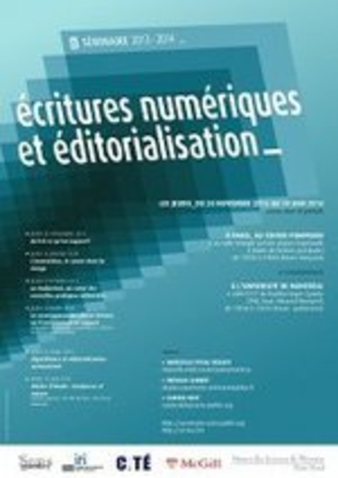 S&eacute;minaire : &eacute;critures num&eacute;riques et &eacute;ditorialisation | Le livre | Scoop.it