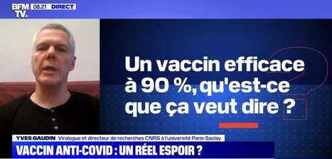 Yves Gaudin sur BFM TV : Vaccin anti-Covid: un réel espoir ? | Life Sciences Université Paris-Saclay | Scoop.it