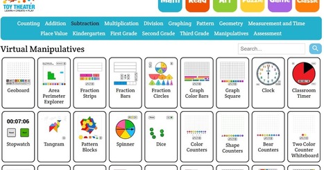 Free Technology for Teachers: Virtual Manipulatives for Mathematics Lessons | iPads, MakerEd and More  in Education | Scoop.it