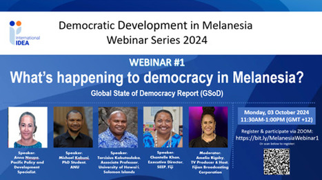 Webinar 1: Global State of Democracy Report | Global Public Goods and Bads, Culture, Social Policy, Population and Migration, NGO's, NonProfit | Scoop.it