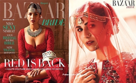 Nimrat Kaur on Harper's Bazaar Bride Front Page | Indian Fashion Updates | Scoop.it