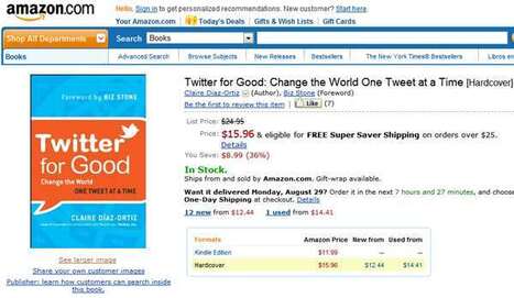“Twitter for Good”, el libro de Twitter para ayudar a mejorar el mundo | Utilización de Twitter la Educación | Scoop.it
