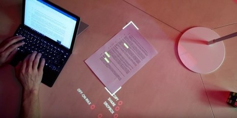 Lampix verwandelt jede Oberfläche in ein Display | #AR #RA #AugmentedReality #RaspberryPi #MakerED #EdTech | 21st Century Learning and Teaching | Scoop.it