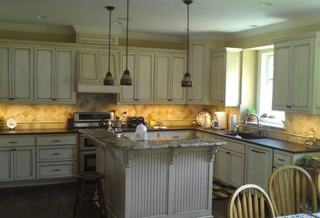 Modifying The Kitchen Room Through Cupboard Pai