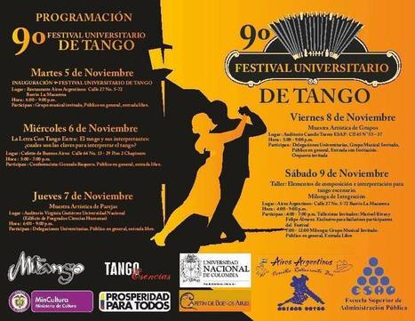 Colombia: Festival Universitario de Tango | Mundo Tanguero | Scoop.it