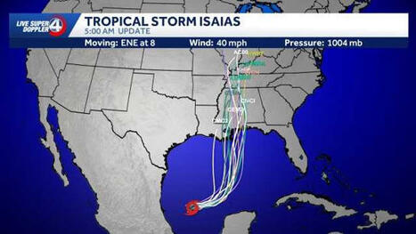 Tracking Isaias: Heavy rain, gusty winds, and severe weather possible in the Upstate - WYFF4 | Operation Deimos | Scoop.it