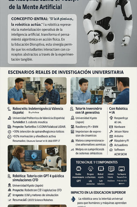 Trabajando con la robótica (vehículo tridimensional del conocimiento experiencial e interfaz cognitiva) no solo como una herramienta educativa, si no como catalizador físico que inserta la IA en un... | E-Learning-Inclusivo (Mashup) | Scoop.it