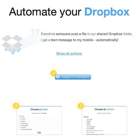 Automate your Dropbox | A New Society, a new education! | Scoop.it