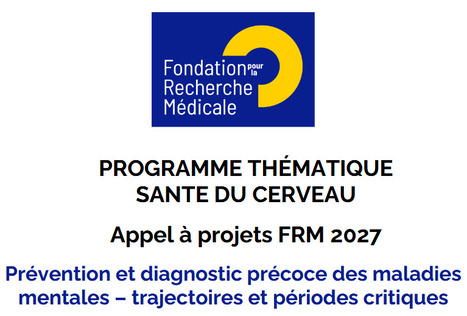 AAP Sant&eacute; du Cerveau - Fondation pour la Recherche M&eacute;dicale (FRM) | Life Sciences Universit&eacute; Paris-Saclay | Scoop.it