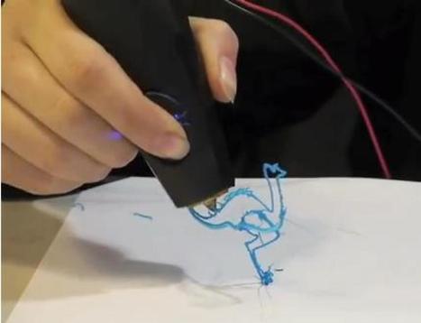 Le stylo qui fait de la 3D | Veille sur les technologies d'impression 3D | Scoop.it