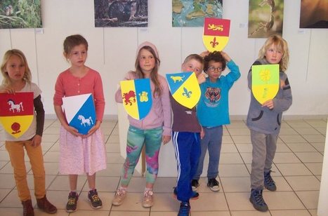 Ancizan : les enfants réalisent leur blason  | Vallées d'Aure & Louron - Pyrénées | Scoop.it