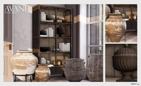 Several Decors June 2022 Group Gift by Avani | Teleport Hub - Second Life Freebies | Second Life Freebies | Scoop.it