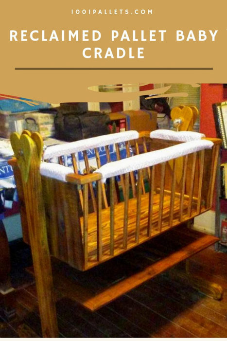 Baby Bedroom Cradle Kids Pallet Bed Recycling Woo In 1001