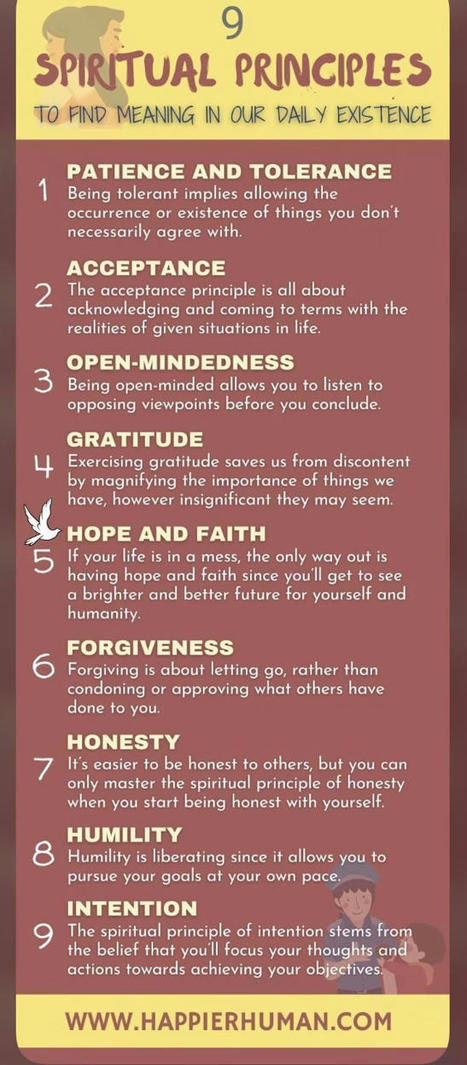 9 Spiritual Principles To Find Purpose In Your Life | Daily Infographic | Christian Spiritual Counseling | Scoop.it