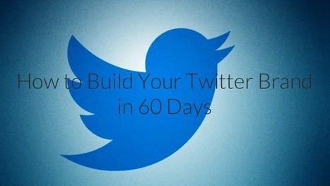 How to Build Your Twitter Brand in 60 Days | Public Relations & Social Marketing Insight | Scoop.it
