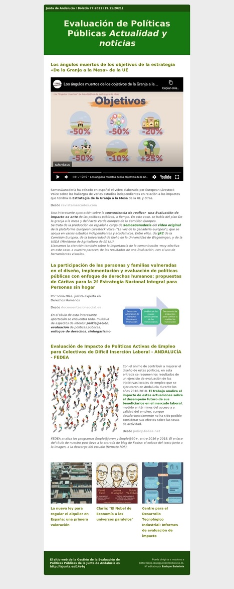 Boletín nº77 de Evaluación de Políticas Públicas. Actualidad y noticias | Evaluación de Políticas Públicas - Actualidad y noticias | Scoop.it