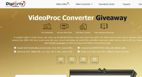 Offre promotionnelle : VideoProc (4.4) gratuit ! | Freewares | Scoop.it