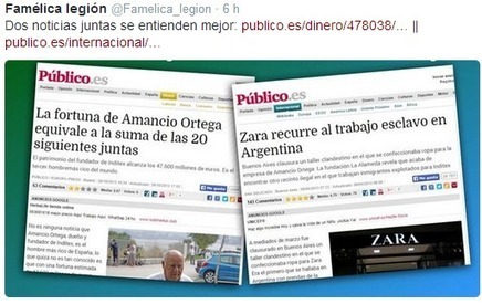 Dos noticias juntas se entienden mejor: El ALIMENTO de los RICOS es el HAMBRE de los POBRES -> RIQUEZA = EXPLOTACIÓN | PIENSA en VERDE | Scoop.it