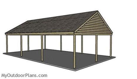 How To Build a Carport Roof | MyOutdoorPlans | Free Woodworking Plans and Projects, DIY Shed, Wooden Playhouse, Pergola, Bbq | Carport plans | Scoop.it