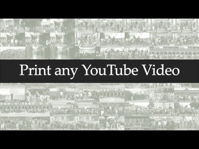 Do you want to Print a YouTube Video? - creates a storyboard of your video to create a poster | iGeneration - 21st Century Education (Pedagogy & Digital Innovation) | Scoop.it