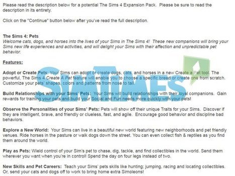 Sondage Les Sims 4 : Animaux de compagnie ! << SimCookie | Les Sims | Scoop.it