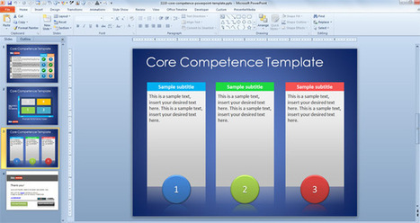 Core Competence PowerPoint Template - SlideHunter.com | Free Templates for Business (PowerPoint, Keynote, Excel, Word, etc.) | Scoop.it