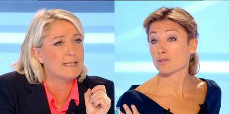 Et Marine Le Pen accusa Anne-Sophie Lapix, "commissaire politique" de "racisme à l'égard du FN" | News from the world - nouvelles du monde | Scoop.it