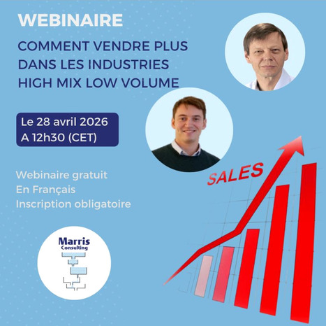 La Th&eacute;orie des Contraintes appliqu&eacute;e aux ventes - Webinaire 28 avril 2026 | Marris Consulting | Th&eacute;orie des Contraintes | Scoop.it