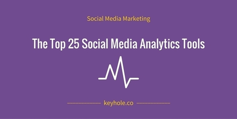 Top 25 Social Media Analytics Tools for Marketers - Keyhole | Public Relations & Social Marketing Insight | Scoop.it