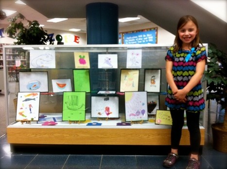 Switlik Elementary School First Grader Showcases Her Art at Jackson Library | Creativity in the School Library | Scoop.it
