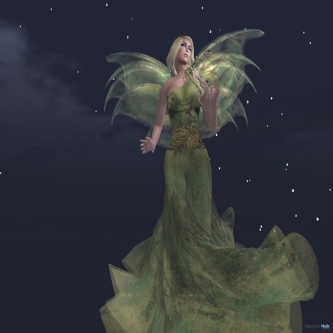Goddess Angel Golden Dress Group Gift by PARIS Metro Couture | Teleport Hub - Second Life Freebies | Teleport Hub | Scoop.it