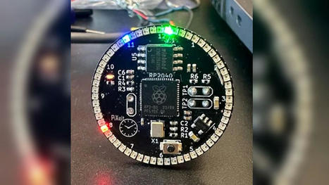 This Raspberry Pi RP2040 wristwatch uses LEDs to tell the time | Raspberry Pi | Scoop.it