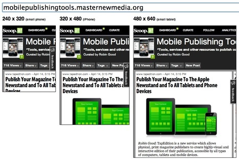 Test Your Website Mobile Responsiveness: Matt Kersley Responsive Test Control | Mobile Publishing Tools | Scoop.it
