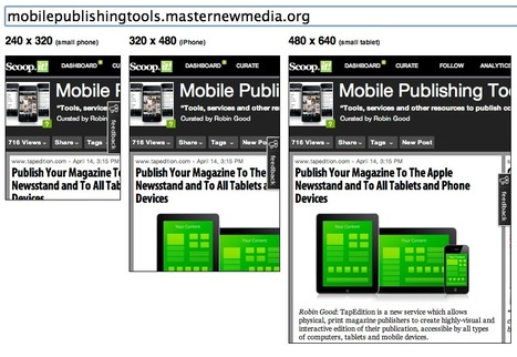 Test Your Website Mobile Responsiveness: Matt Kersley Responsive Test Control | Latest Social Media News | Scoop.it