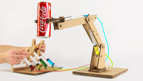 Cómo construir un brazo robot hidráulico con cartón y jeringas | LabTIC - Tecnología y Educación | Scoop.it