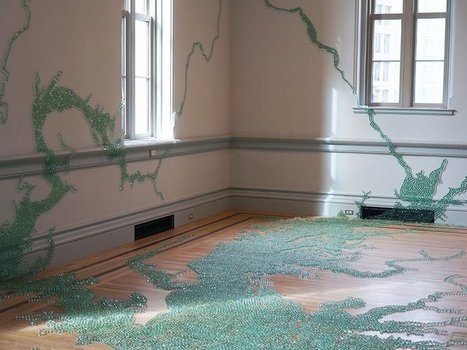 Maya Lin Used 168,000 Marbles to Model the Chesapeake Bay | Fantastic Maps | Scoop.it