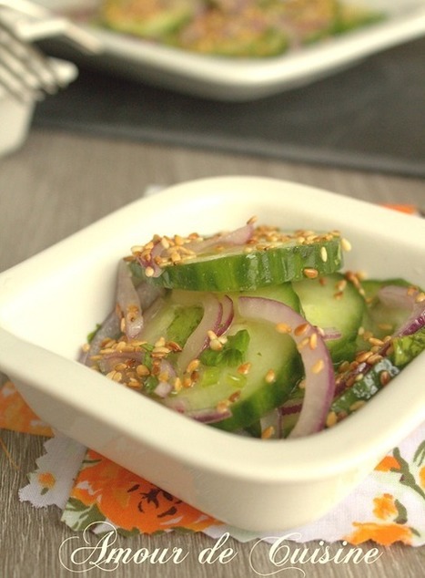 recette salade de concombre légère et facile | recettes du ramadan  وصفات رمضان أطباق رمضان مطبخ رمضان | Scoop.it