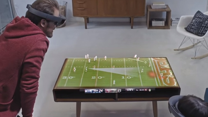 The Future of sports watching: Microsoft's HoloLens #video of a Super Bowl party | WHY IT MATTERS: Digital Transformation | Scoop.it