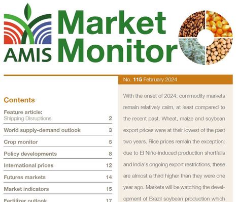 Last Market Monitor February 2024 01 Feb 2024 (Agricultural Market Information System) | MED-Amin network | Scoop.it