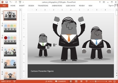 Animated Cartoon Infographics PowerPoint Template | PowerPoint Presentation | Rapid eLearning | Scoop.it