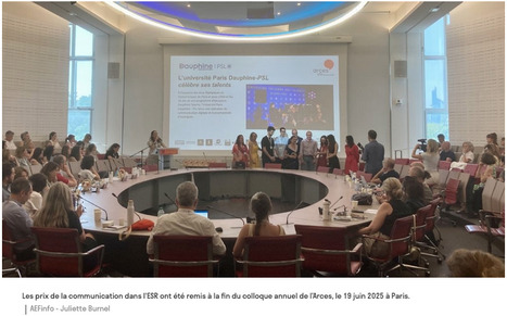 Arces - les lauréats des prix 2025 de la communication dans l’enseignement supérieur et la recherche | Revue de presse | Scoop.it