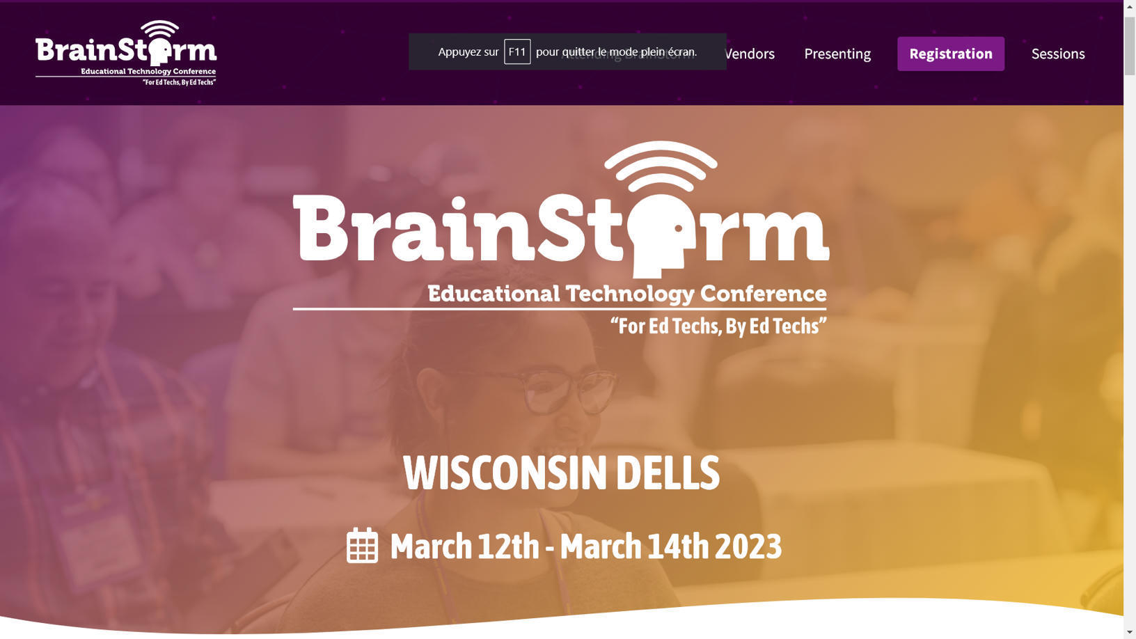 BrainStorm 2023 Wisconsin Dells, WI EdTech